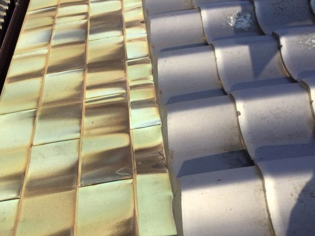 稲美町で葺き替えが必要だった銅板屋根